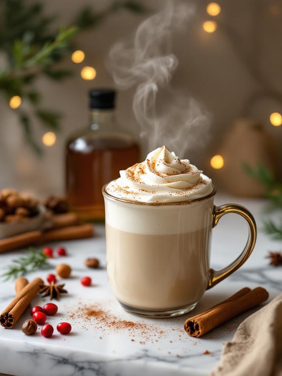 festive gingerbread chai infusion