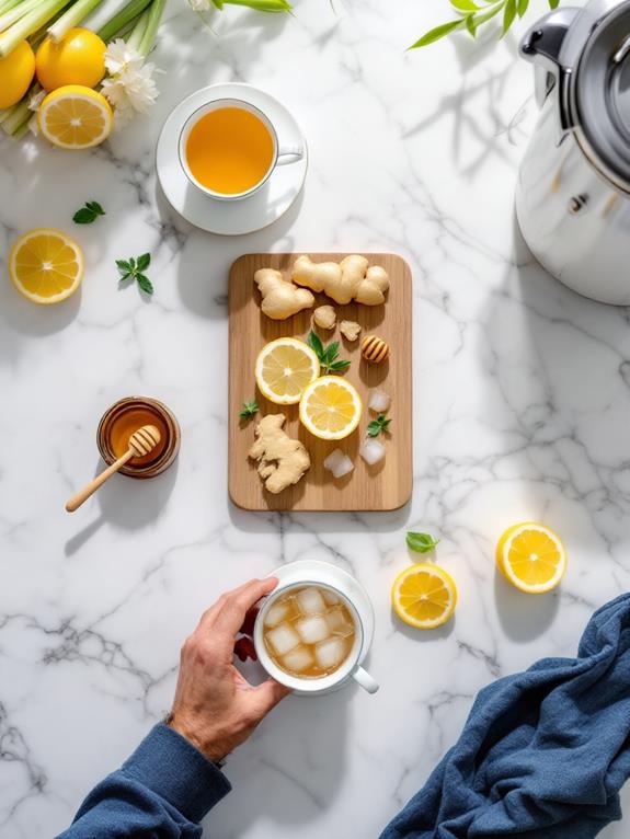 ginger and lemongrass addition