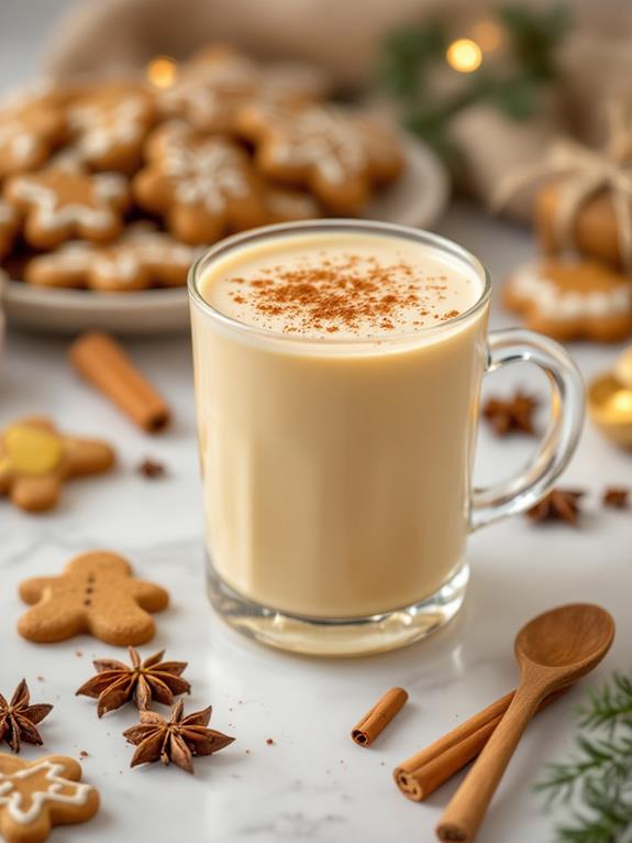 gingerbread cookie milk infusion