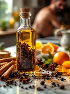 spiced olive oil infusion