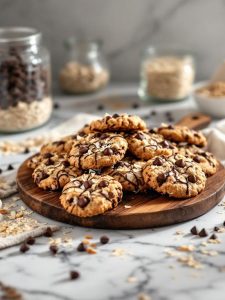 chocolate coconut oat cookies