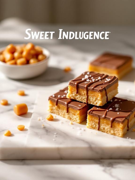 chocolate covered caramel cookie bars