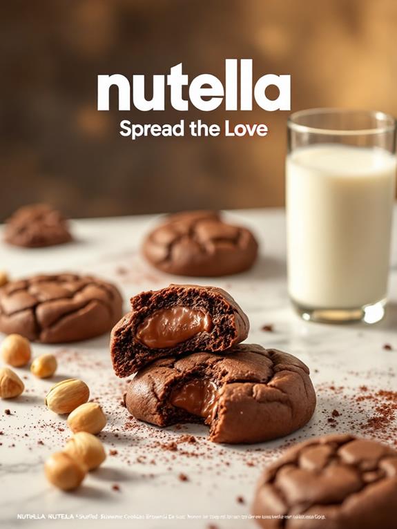decadent chocolate filled cookies