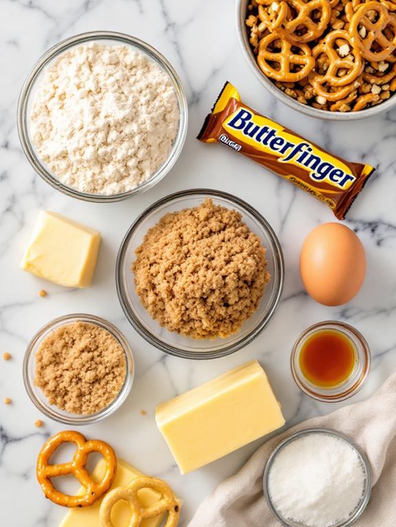 incorporate candy and pretzels