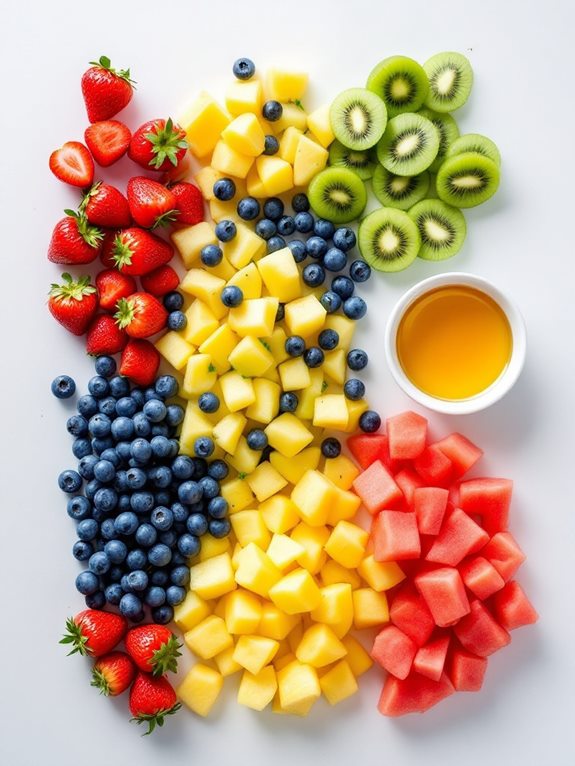 mix fruits in bowl