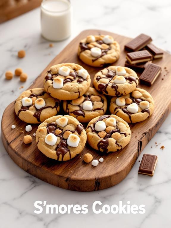 s mores cookies for camping