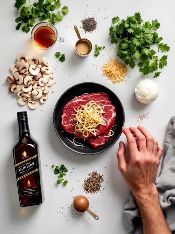 sear beef in batches