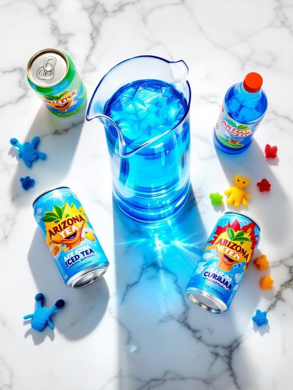 alien themed arizona tea cocktail