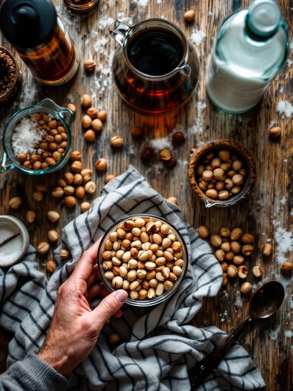 toast hazelnuts to perfection