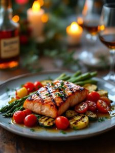 bourbon glazed salmon recipe