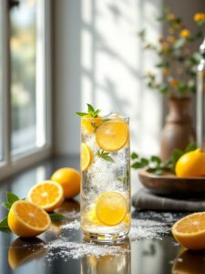 citrusy sparkling water delight