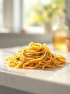 cognac infused creamy pasta dish