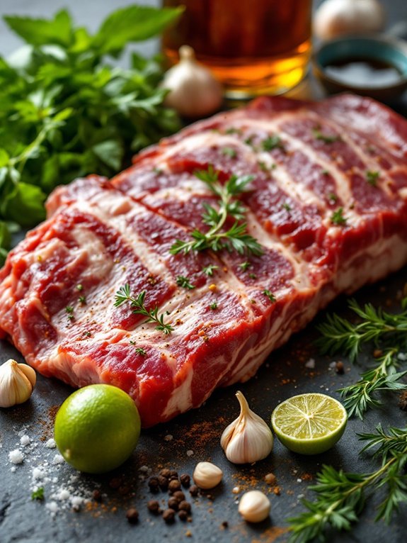 combine marinade ingredients well