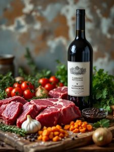 deglaze with cabernet sauvignon