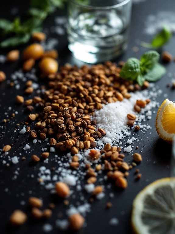 mix ingredients in jar
