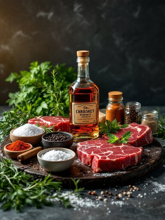 mix marinade ingredients well