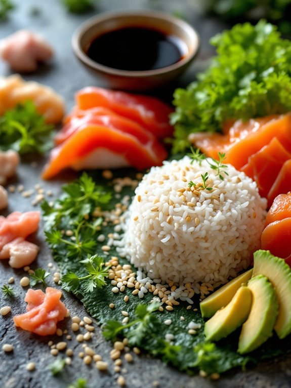 rinse sushi rice thoroughly