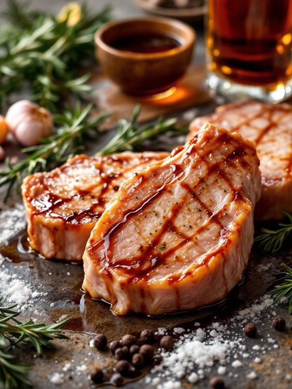 simmer meat in glaze