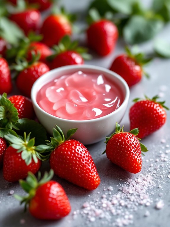 sprinkle gelatin into mixture