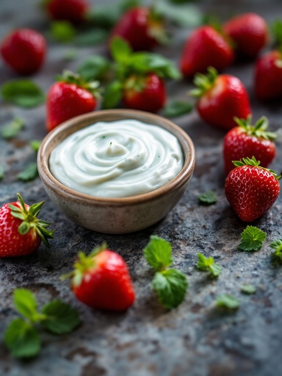 thoroughly mix dip ingredients