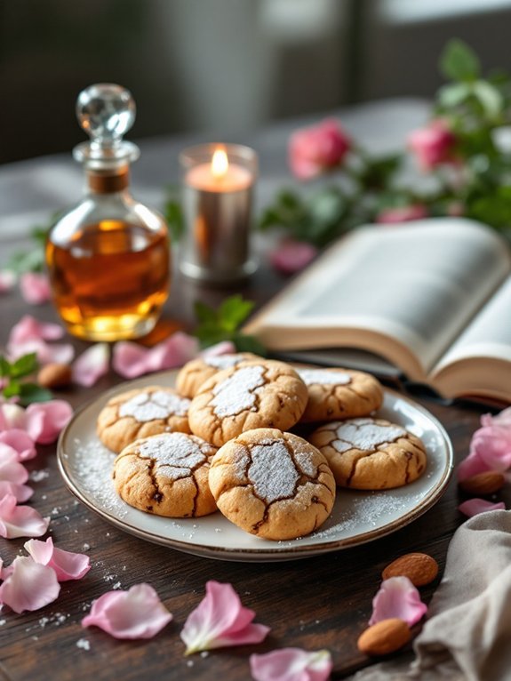 valentine s day almond cookies
