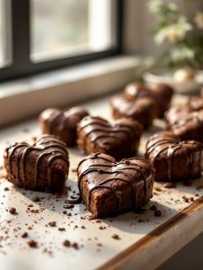 valentine s day brownie hearts