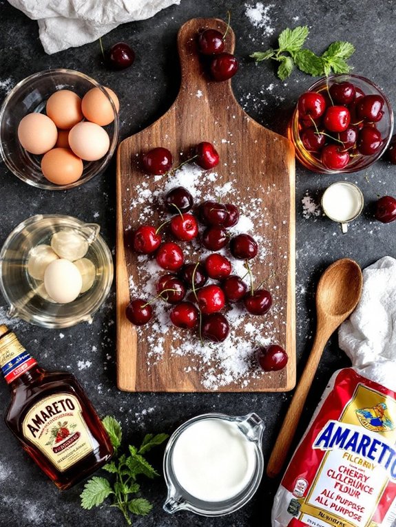 whisk egg and milk
