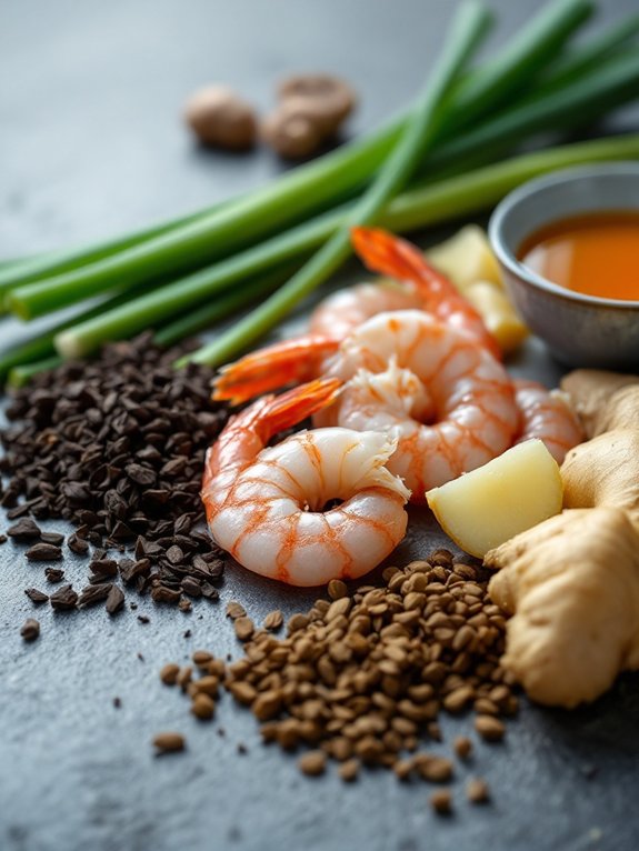 whisk marinade ingredients together