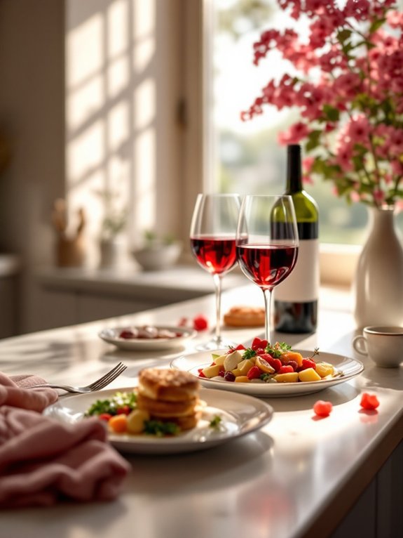 wine infused romantic meals