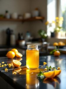 zesty sweetness in honey