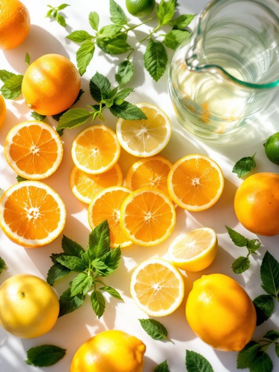 thoroughly mix citrus juices